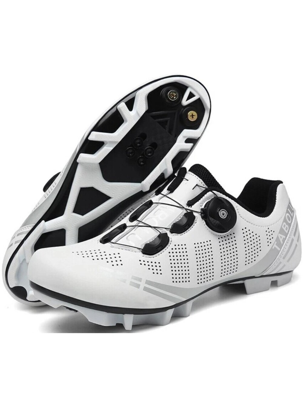 Tabolu Cycling Shoes with SPD Cleats Road Bike Bicycle Women's 7.5/Men's 6.5 NEW
